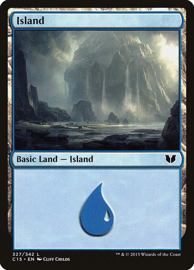 Island card front
