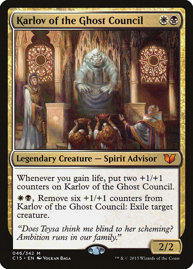 Karlov of the Ghost Council card front