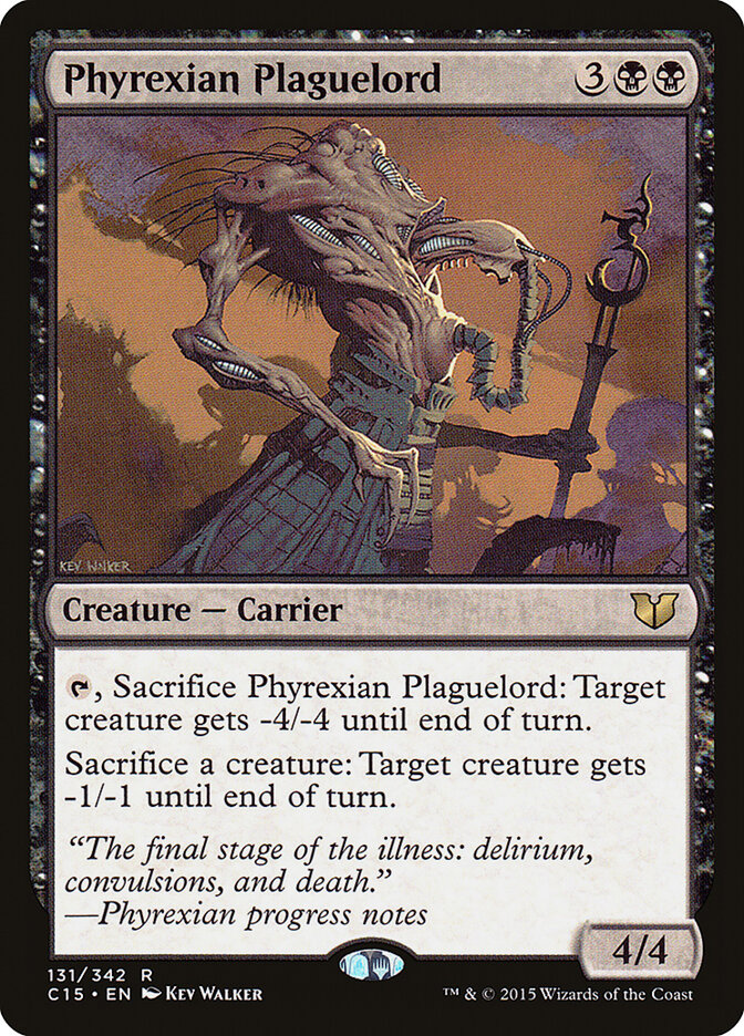 Phyrexian Plaguelord card front