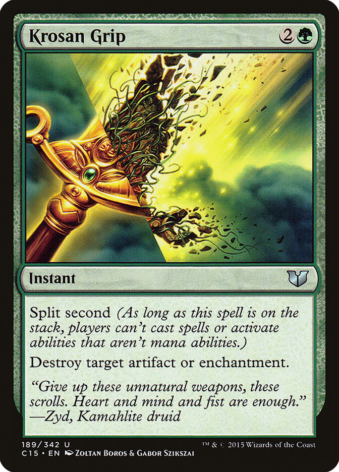 Krosan Grip card front
