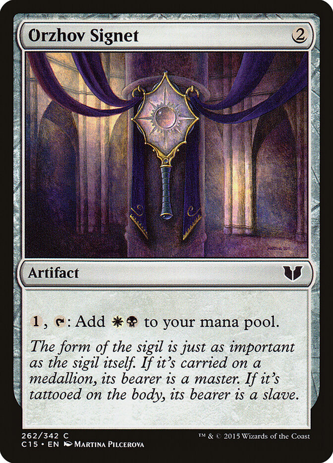 Orzhov Signet card front