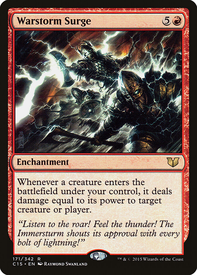 Warstorm Surge card front