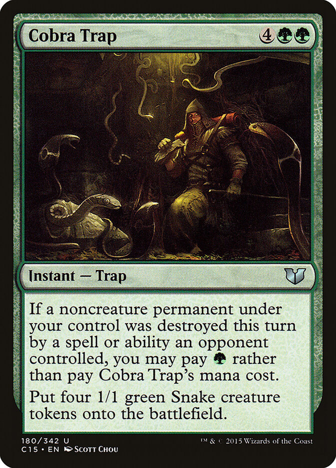 Cobra Trap card front
