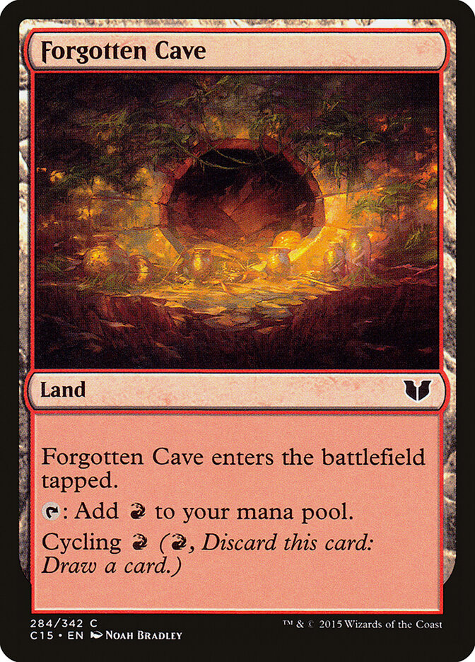 Forgotten Cave card front