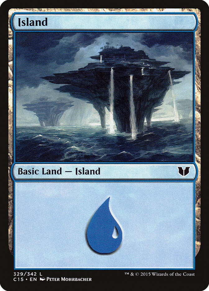 Island card front