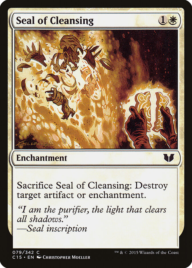 Seal of Cleansing card front