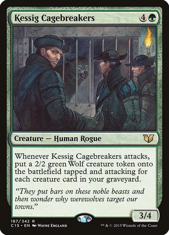 Kessig Cagebreakers card front