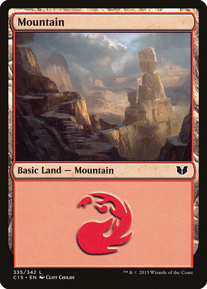 Mountain card front