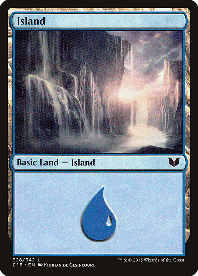 Island card front