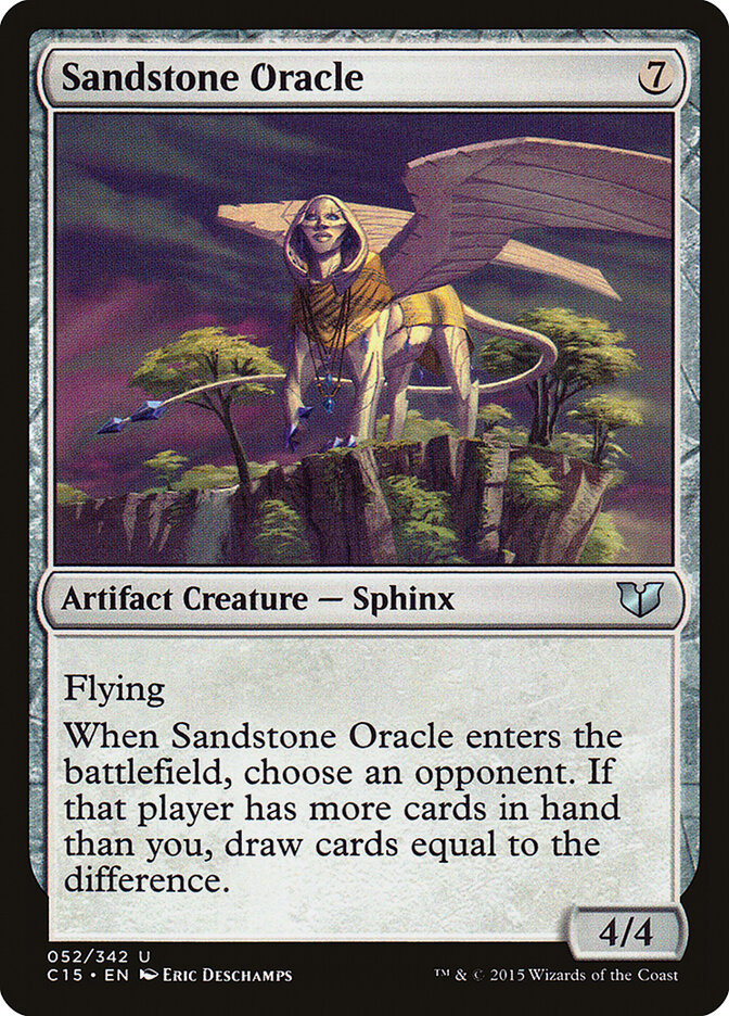 Sandstone Oracle card front