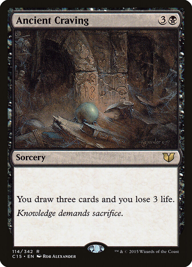 Ancient Craving card front