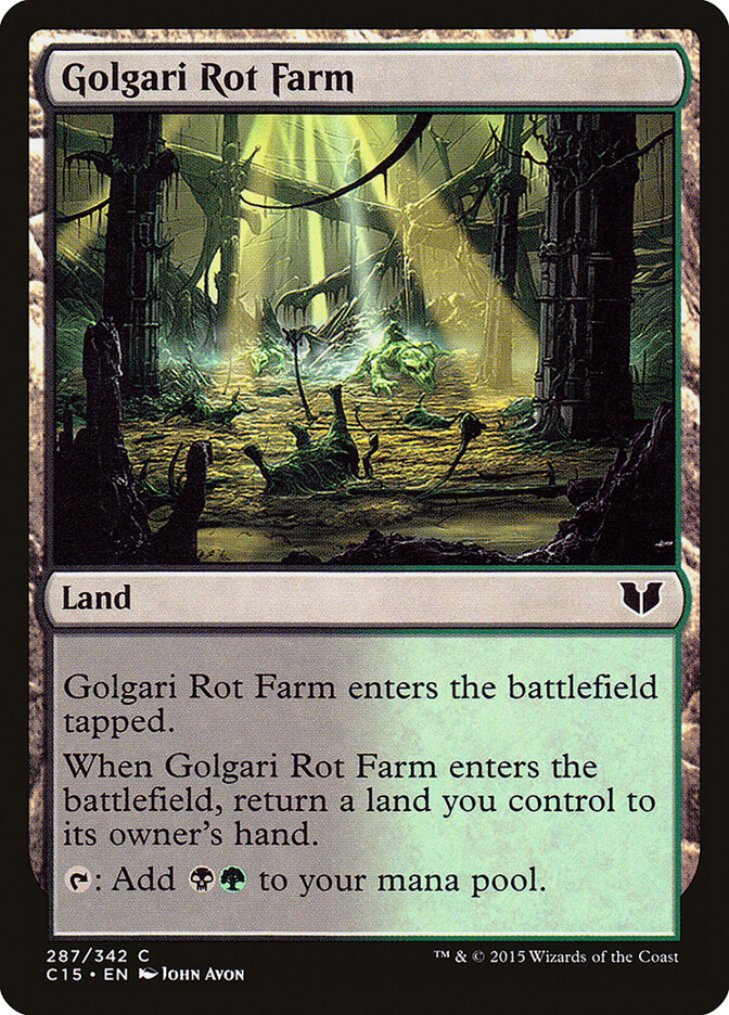 Golgari Rot Farm card front