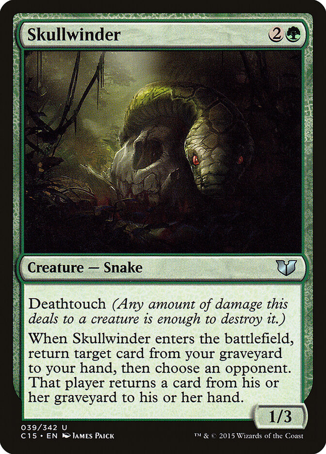 Skullwinder card front