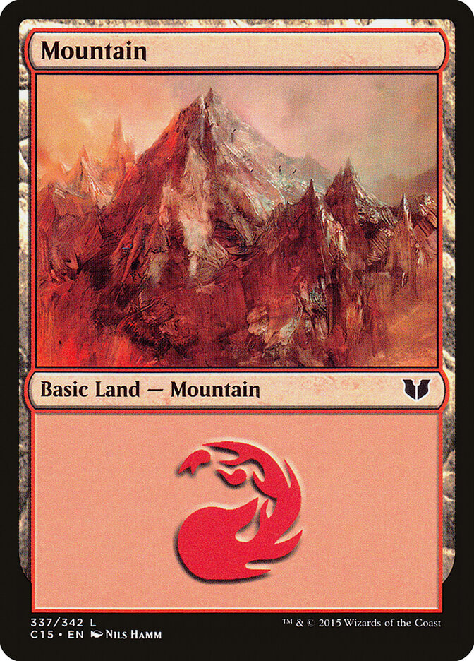 Mountain card front