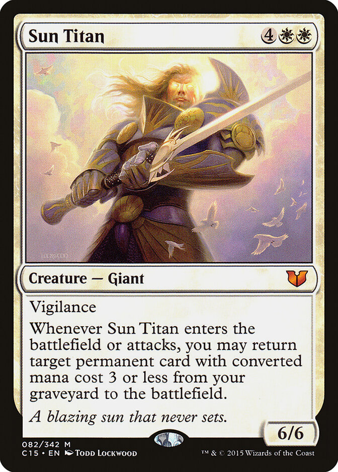 Sun Titan card front