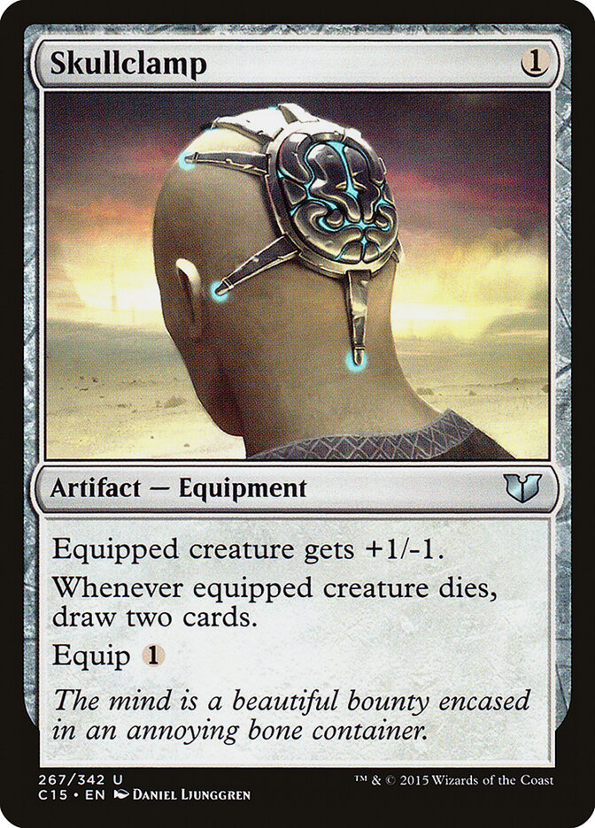 Skullclamp card front