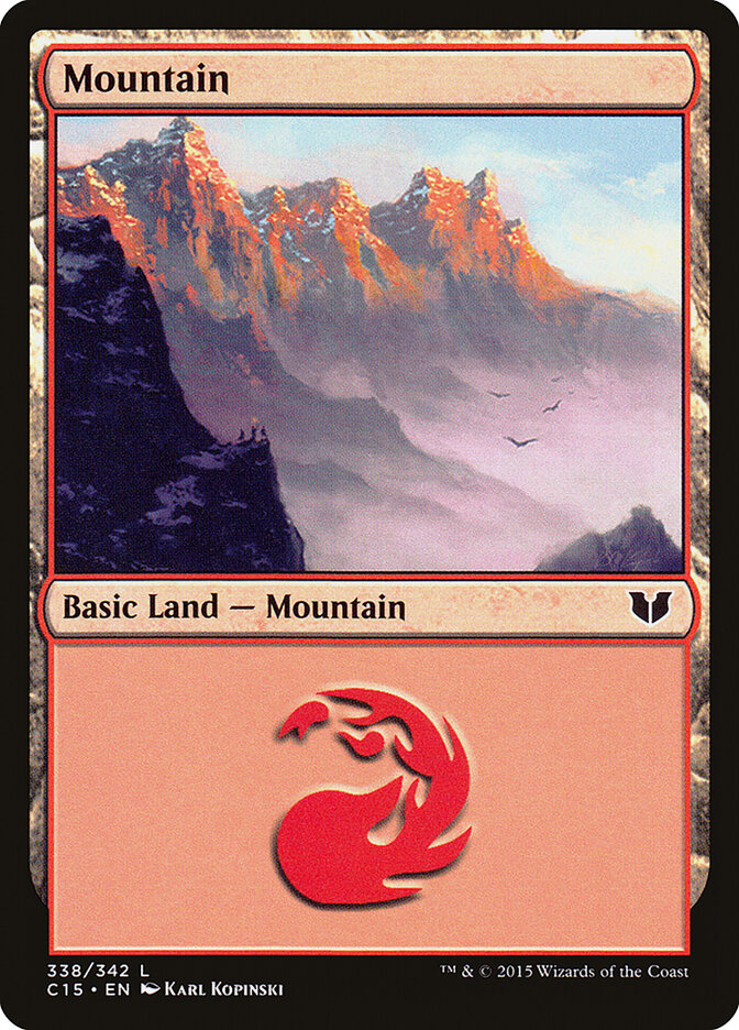Mountain card front