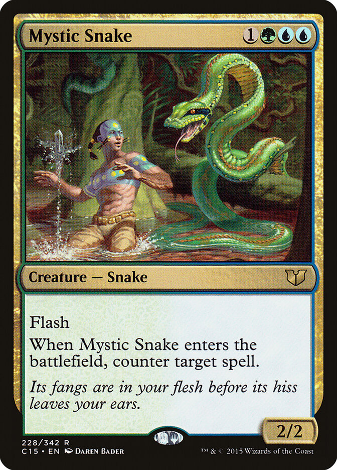 Mystic Snake card front