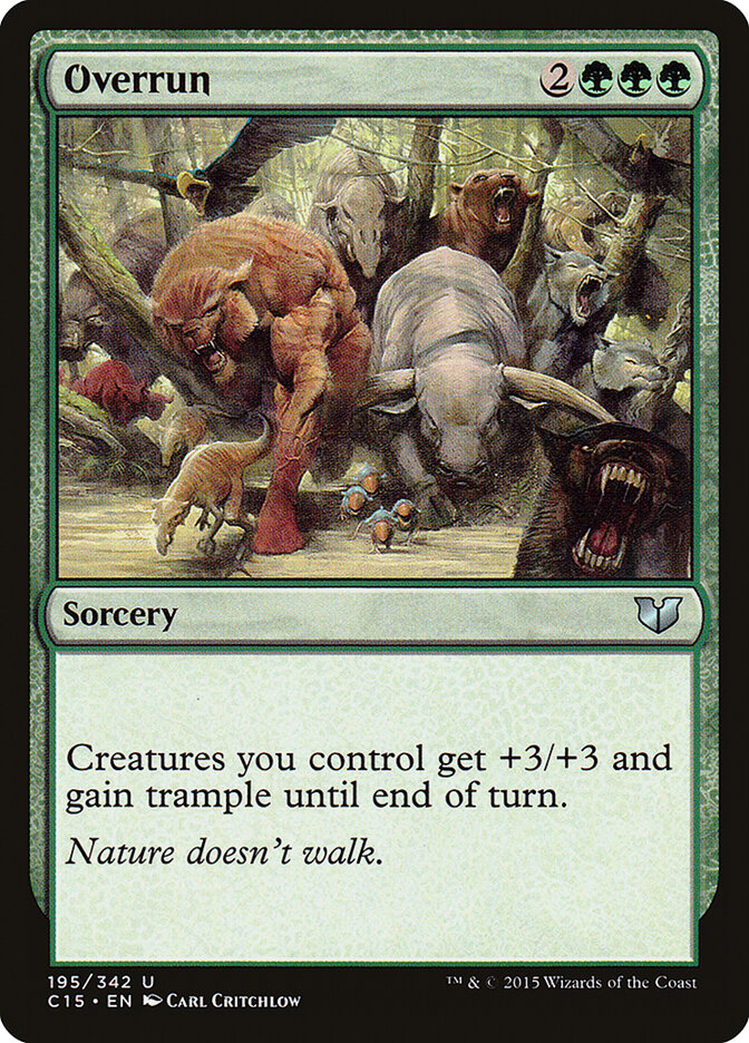 Overrun card front