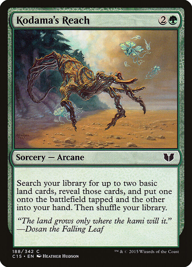 Kodama's Reach card front