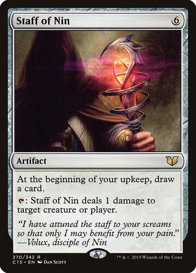 Staff of Nin card front