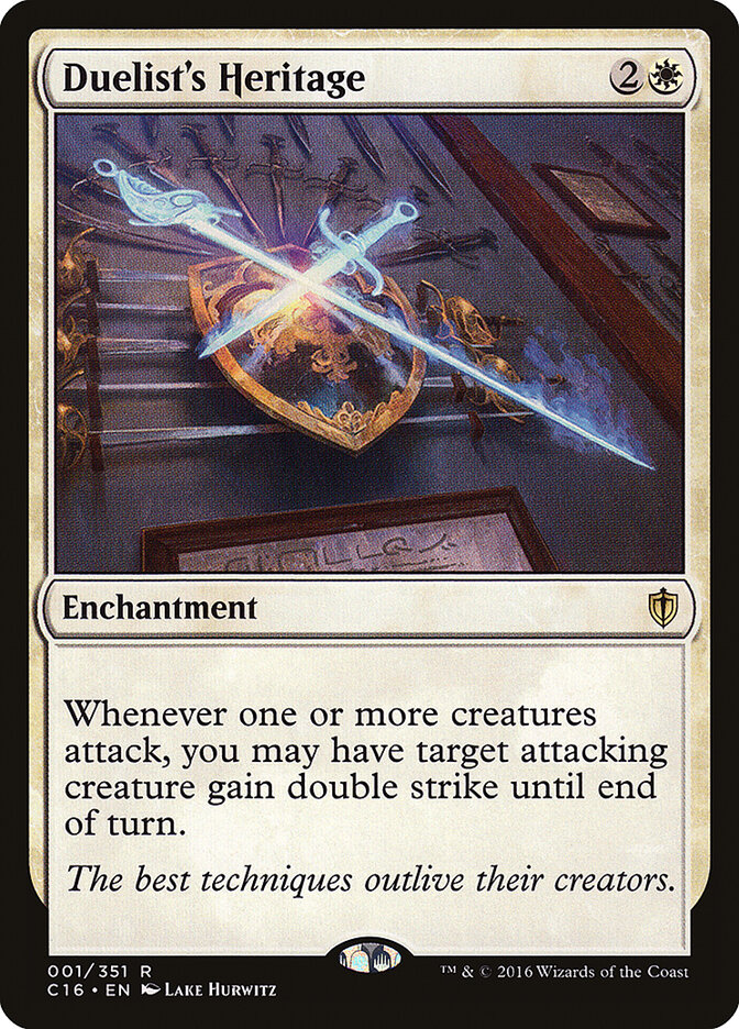 Duelist's Heritage card front