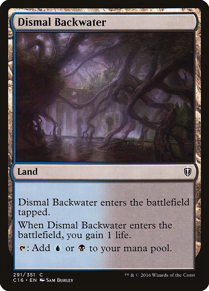 Dismal Backwater card front