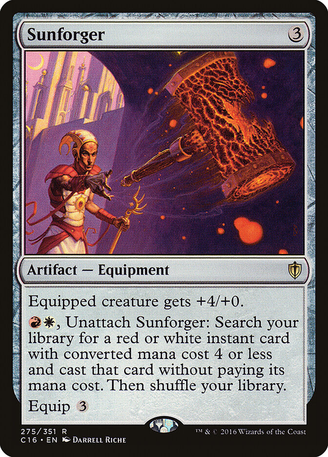 Sunforger card front