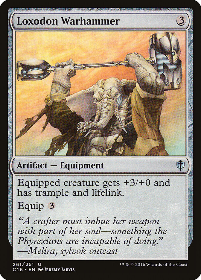 Loxodon Warhammer card front
