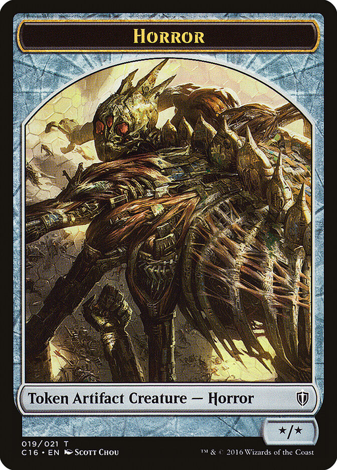 Horror card front