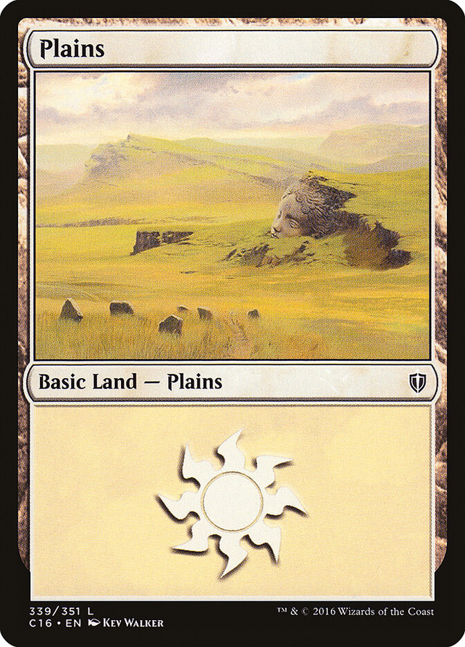 Plains card front