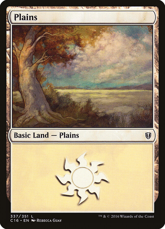 Plains card front