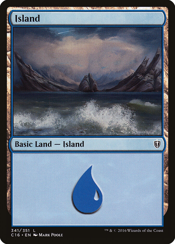 Island card front