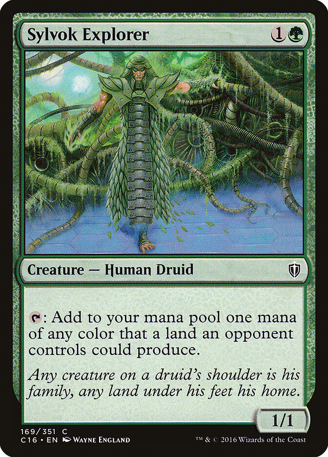 Sylvok Explorer card front