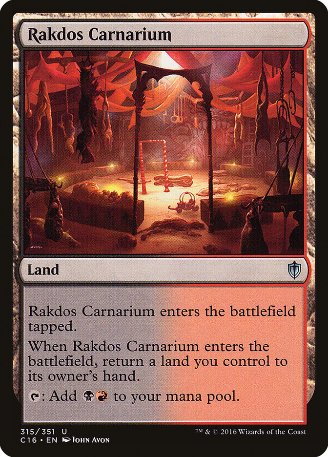 Rakdos Carnarium card front