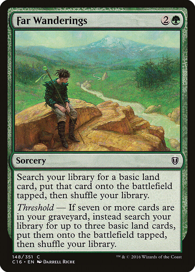 Far Wanderings card front