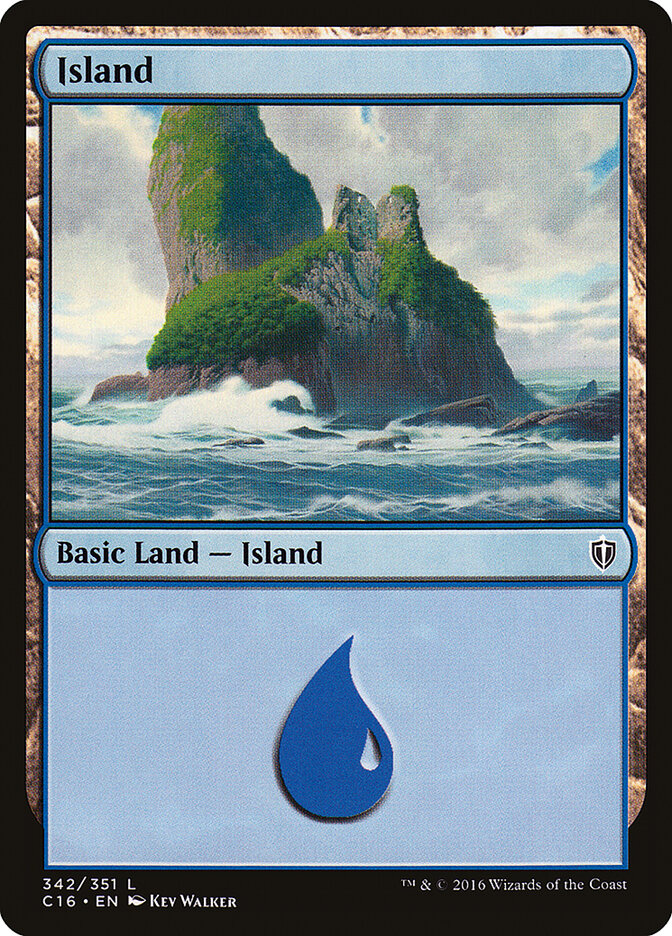 Island card front