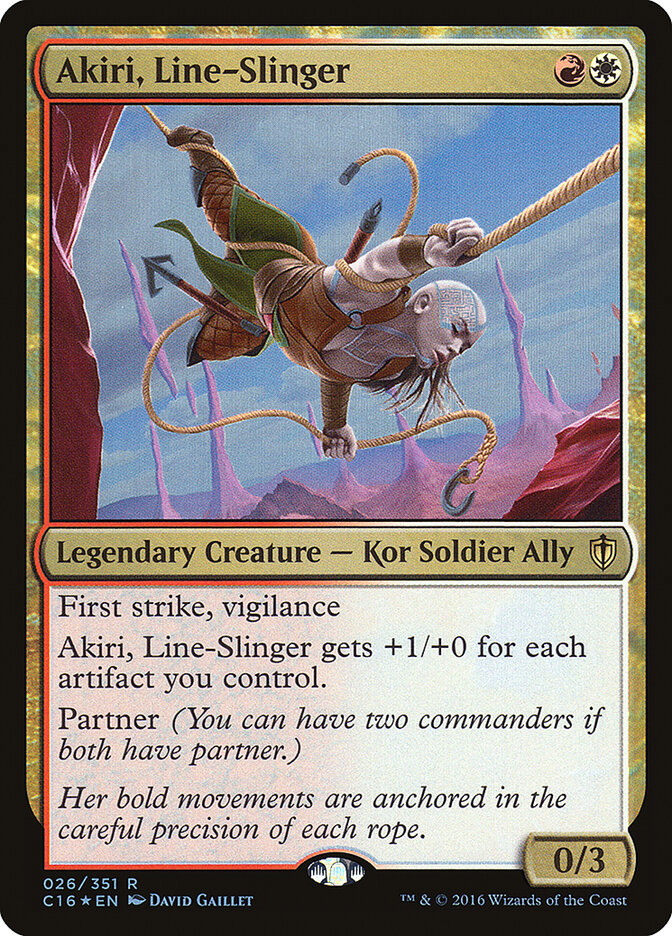 Akiri, Line-Slinger card front