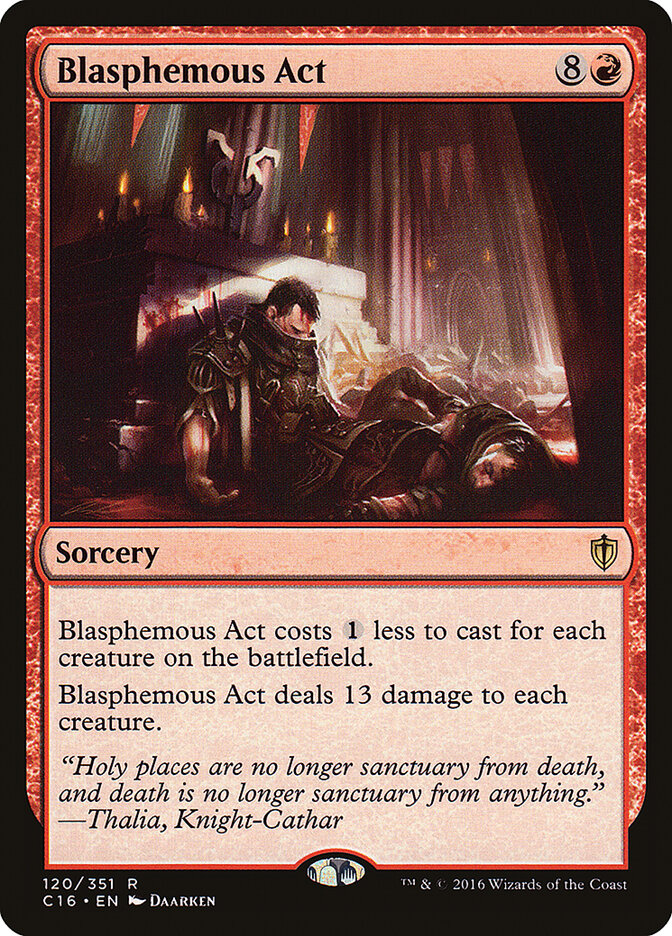Blasphemous Act card front