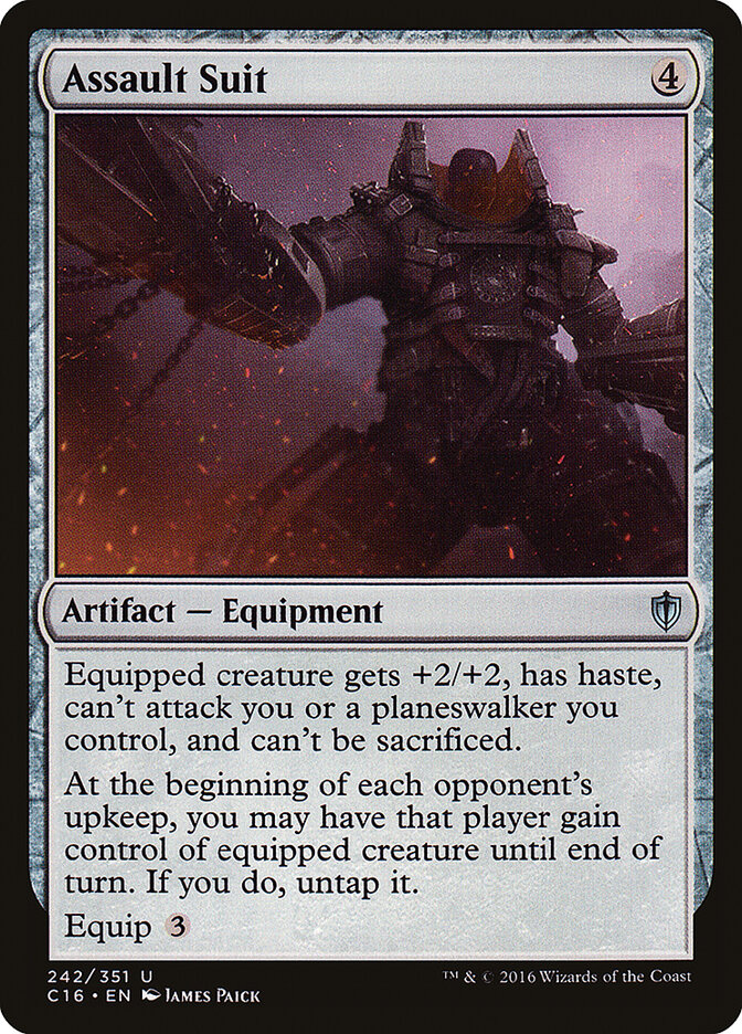 Assault Suit card front