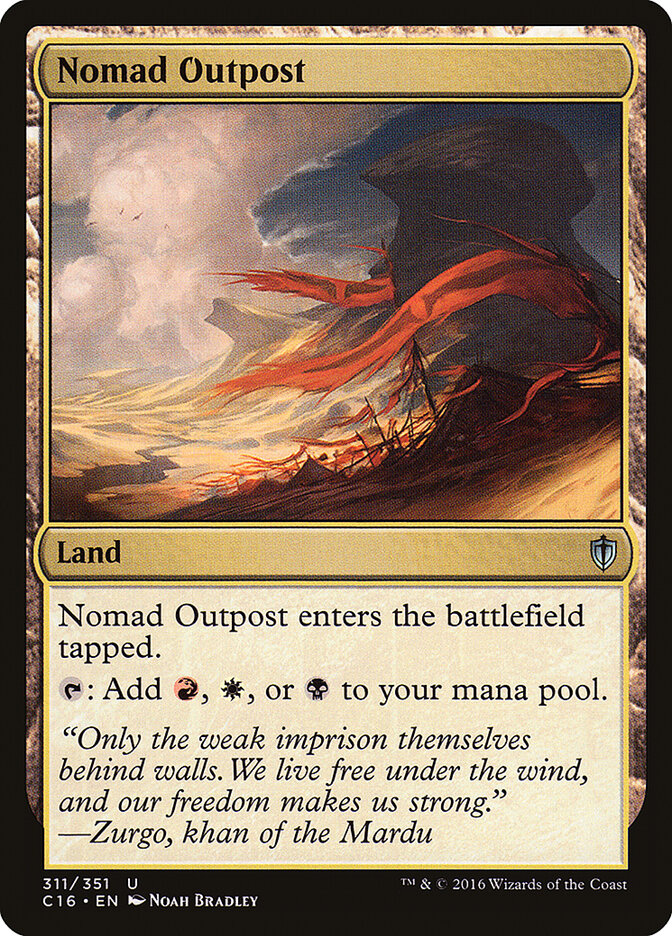 Nomad Outpost card front