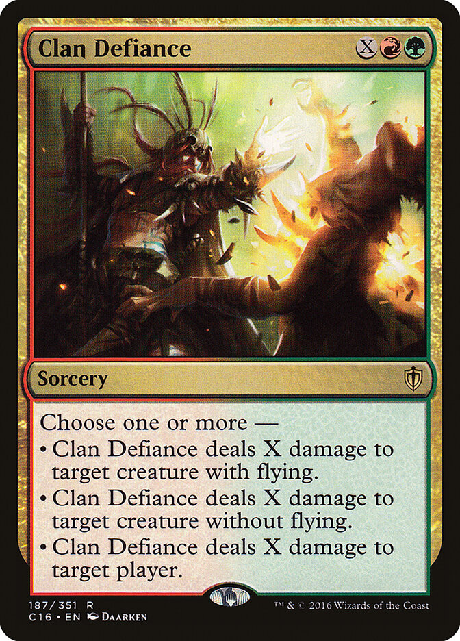 Clan Defiance card front