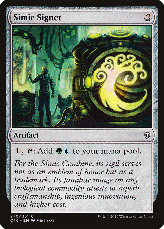 Simic Signet card front