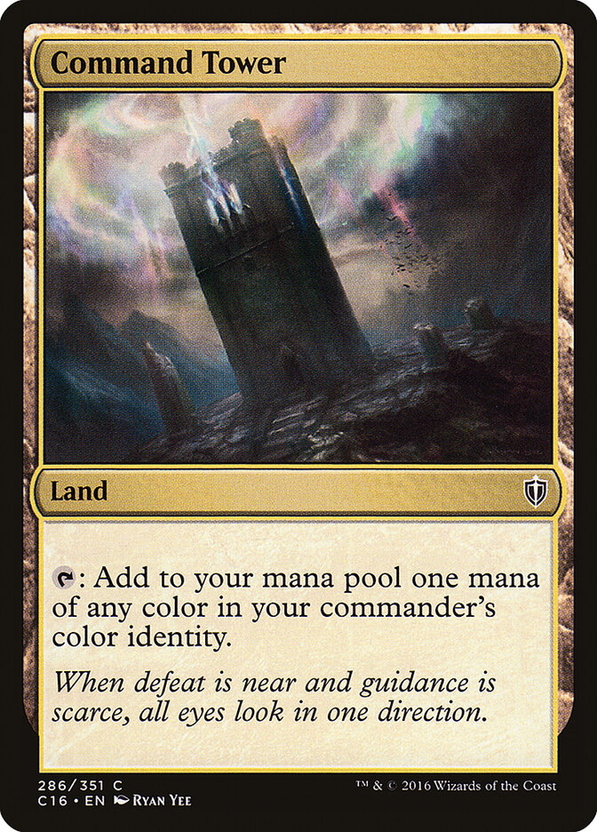 Command Tower card front