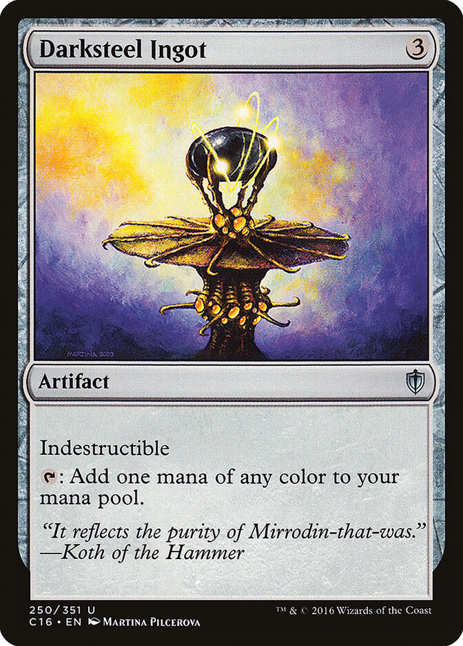 Darksteel Ingot card front