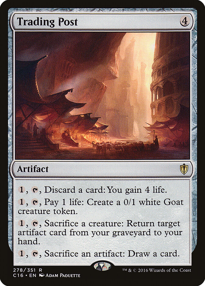 Trading Post card front