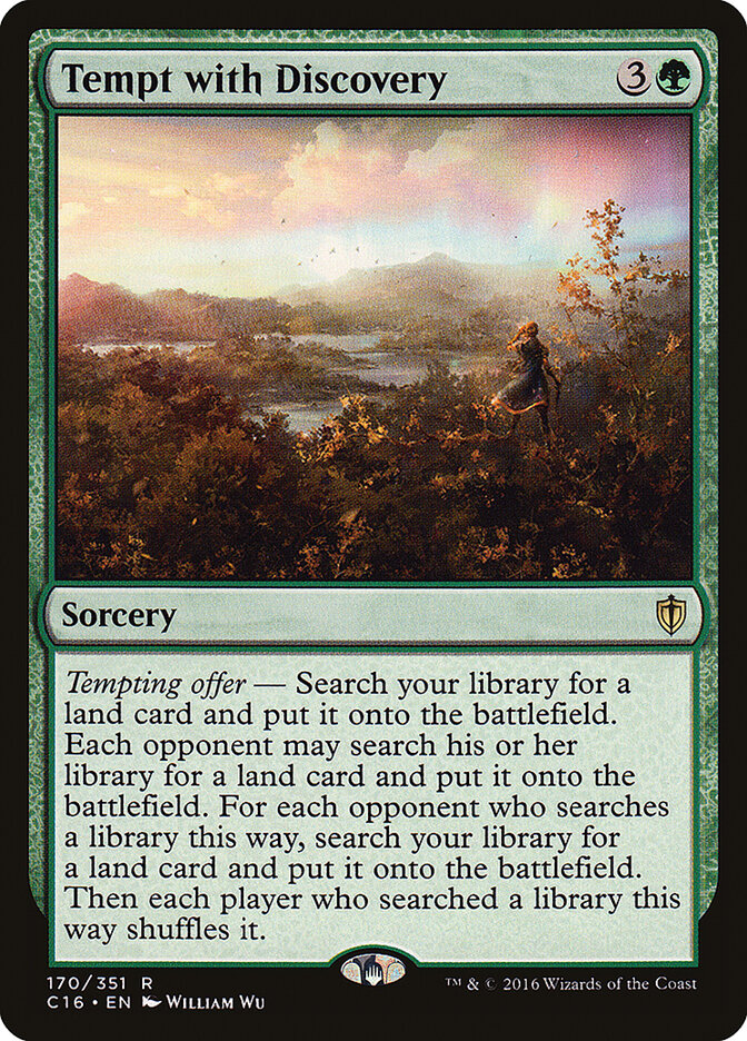 Tempt with Discovery card front
