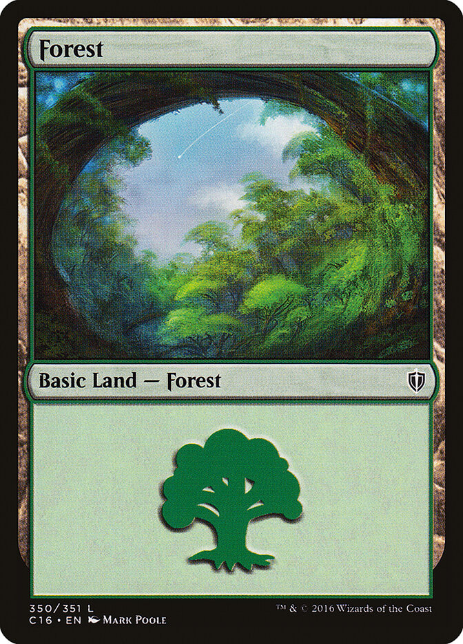 Forest card front