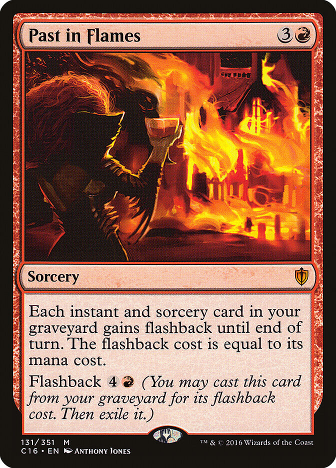 Past in Flames card front