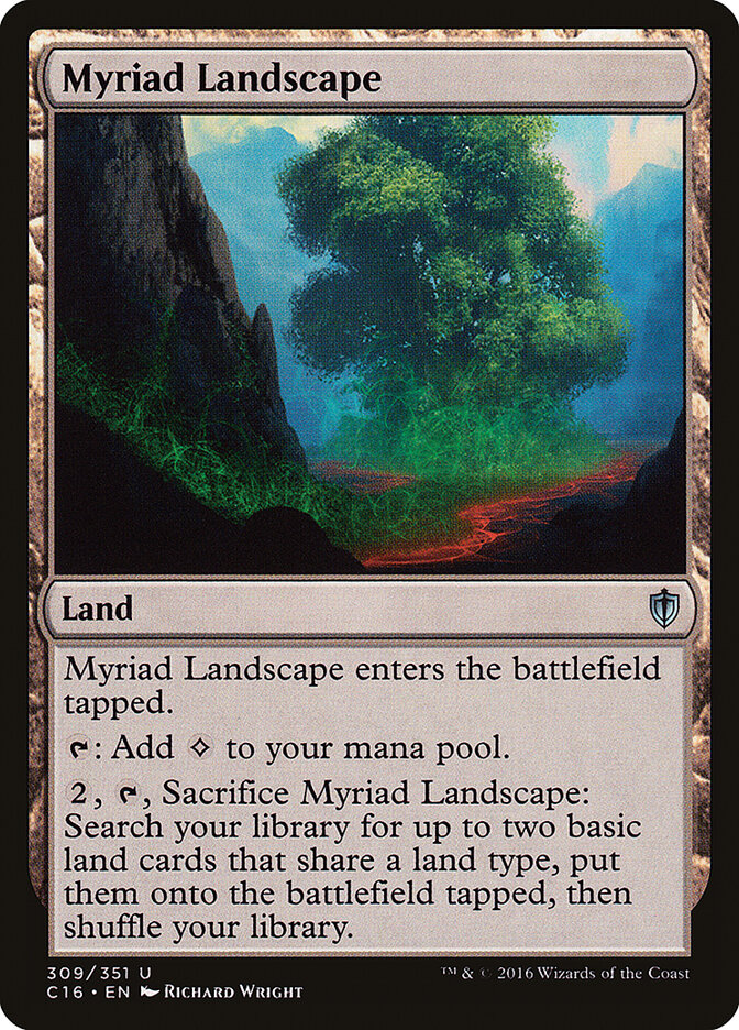 Myriad Landscape card front